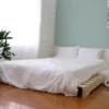 Giường gỗ sồi tự nhiên
